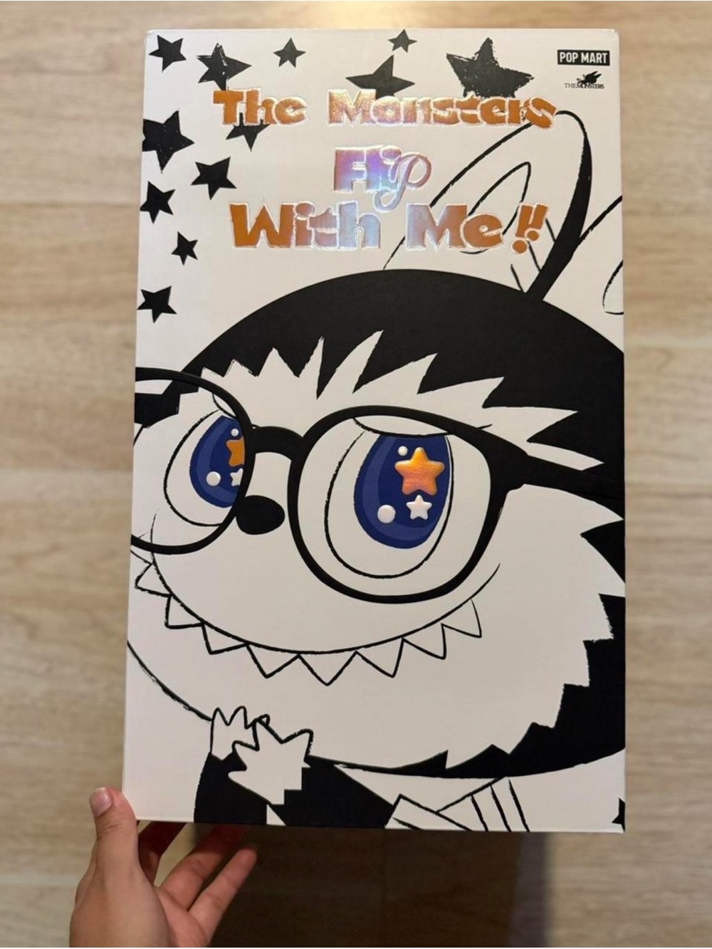 POP MART The Monsters "Flip With Me!!" Kids Accessory Box - Black & White